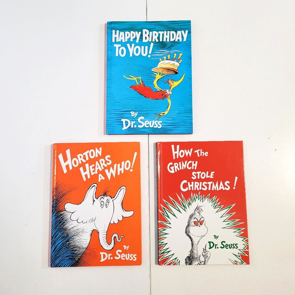 Dr Seuss Hardcover Books Lot 4
